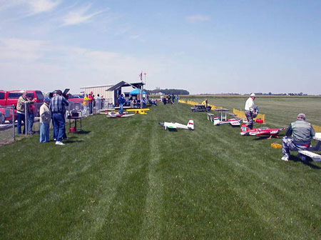 Flight line shot