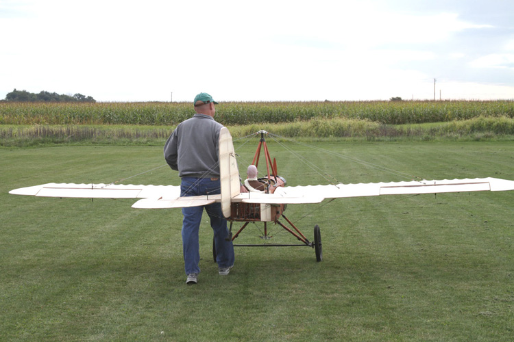 Damon Atwood getting ready fo take-off