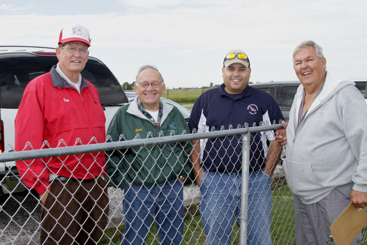 Tom Griffith, friends & Ron Pierce