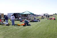 Flight line looking West