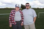 Dick Adams & his grandson enjoy the big planes