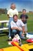 Jon Fish with his fiance Beverly and her son Dalton at the October 2005 Pitch-in Fly-in