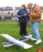 Mark Gillam helping his daughter Melodi learn to fly